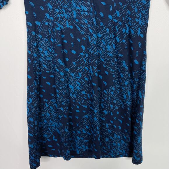 Patagonia XSmall XS Kamala Henley Safari 3/4 Sleeve Dress Blue Casual Athletic - Picture 4 of 12